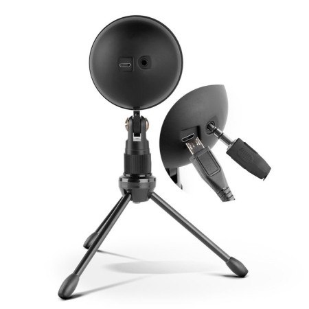 Micrófono Krom Kimu Pro/ Micro USB/ Jack 3.5