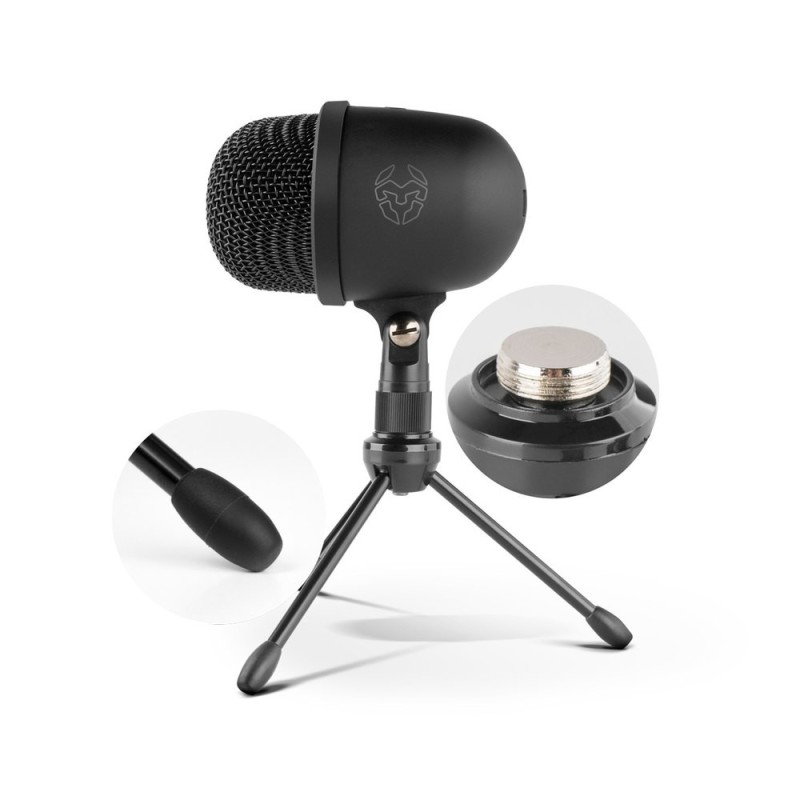 Micrófono Krom Kimu Pro/ Micro USB/ Jack 3.5