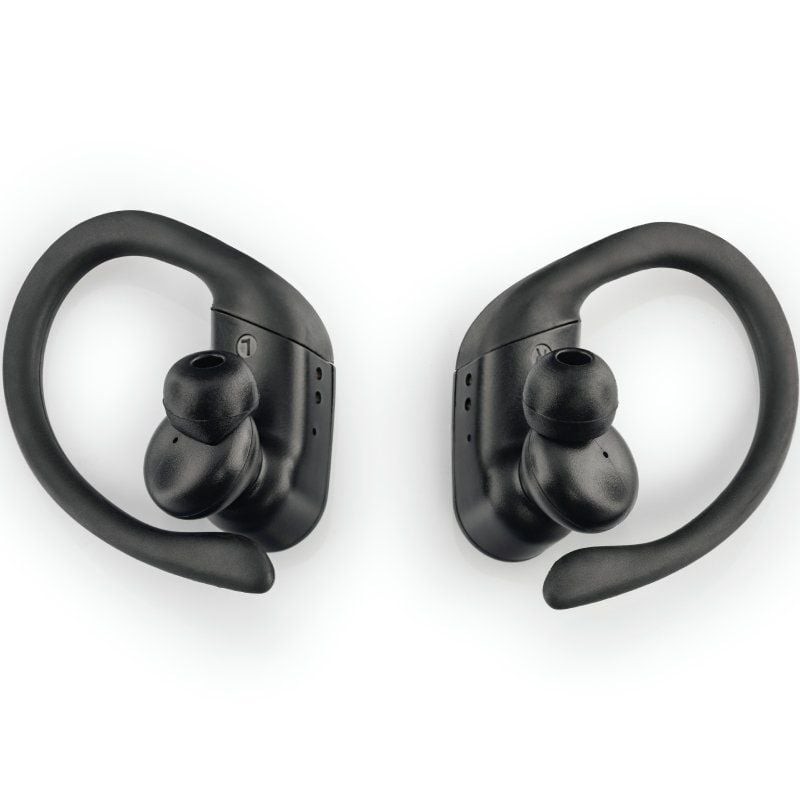 Auriculares Deportivos Bluetooth Daewoo TWS SPORT DW2012 con estuche de carga/ Autonomía 3h/ Negros