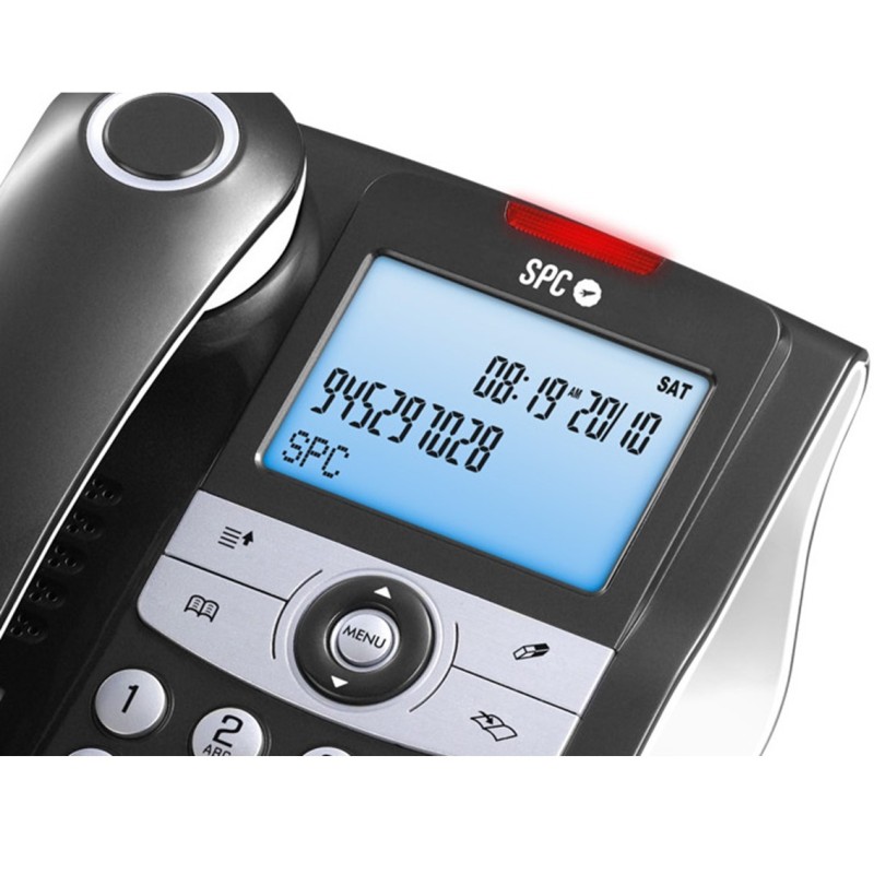 SPC 3804N Telefono ELEGANCE ID 70M ML ID LCD Negro