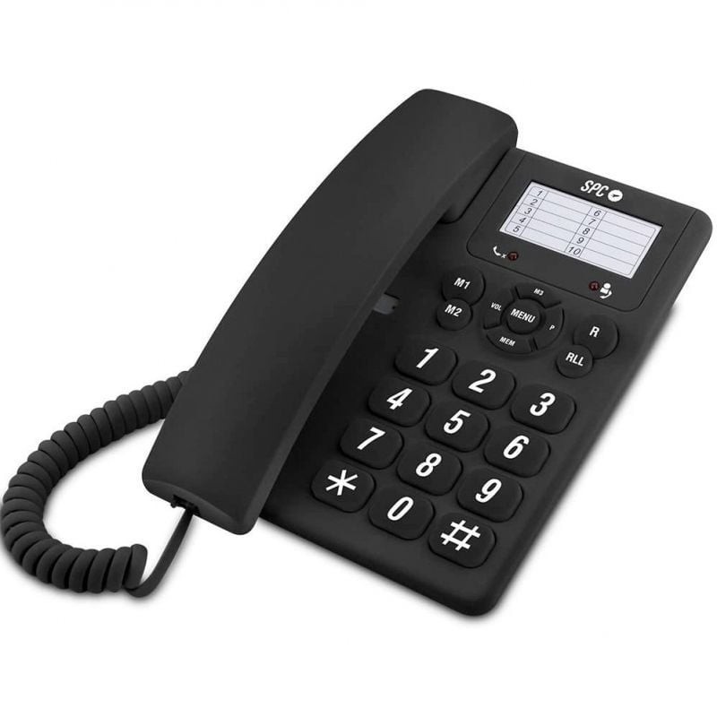 SPC 3602N Telefono ORIGINAL 3M ML Negro