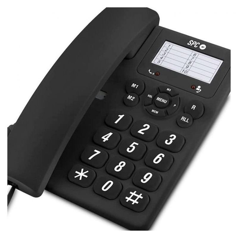 SPC 3602N Telefono ORIGINAL 3M ML Negro