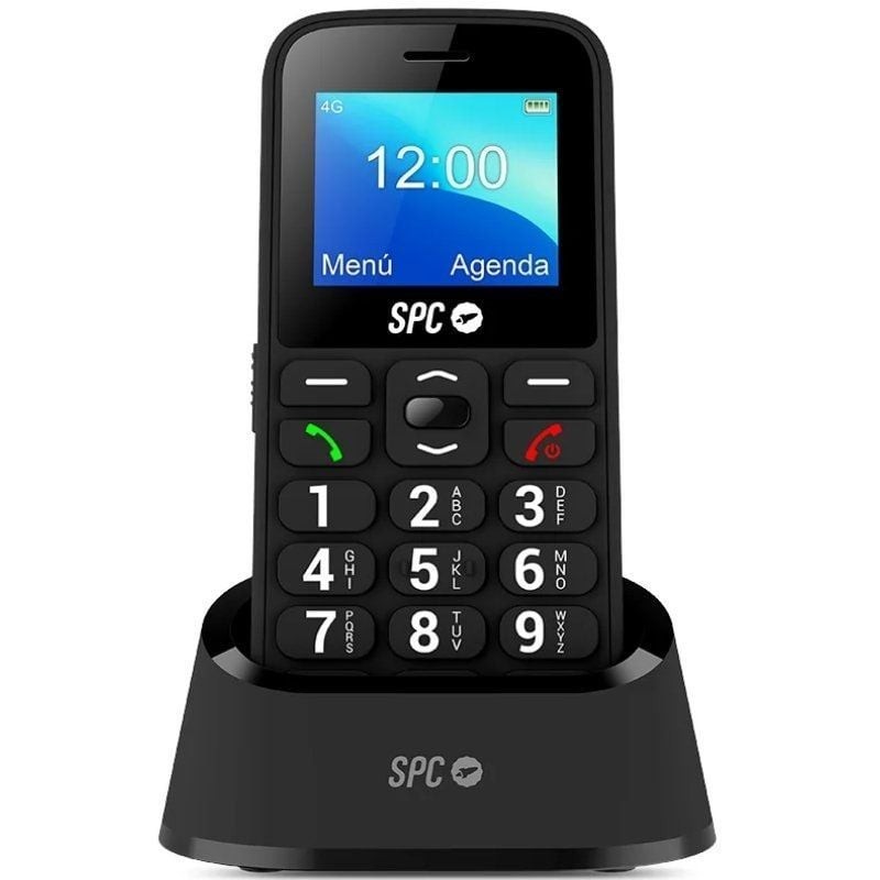 Teléfono Móvil SPC Fortune 2 4G para Personas Mayores/ Negro