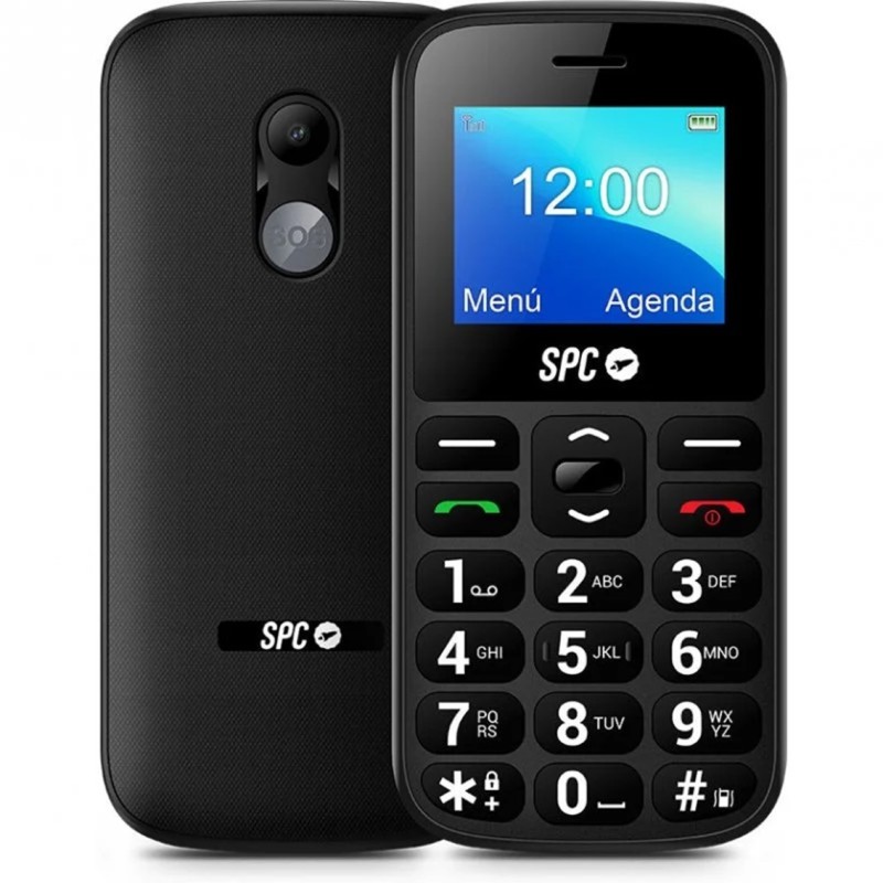 Teléfono Móvil SPC Fortune 2 4G para Personas Mayores/ Negro