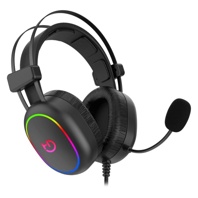 Auriculares gaming hiditec erys argb para smartphone pc tablet mp3 xbox ps4
