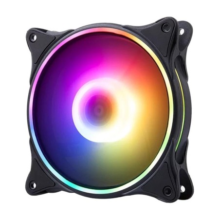 Ventilador caja gaming hiditec argb - n - 18 120mm negro