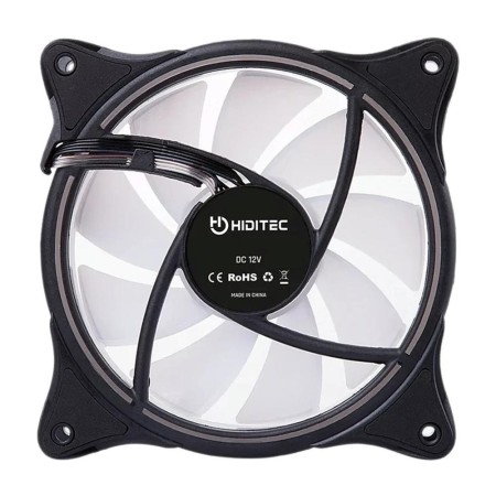 Ventilador caja gaming hiditec argb - n - 18 120mm negro
