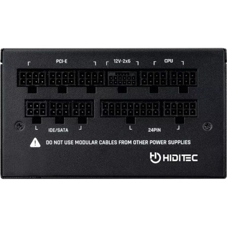 Fuente de Alimentación Hiditec GDX1050 V3/ 1050W/ Ventilador 14cm/ ATX 3.1/ PCIe 5.1/ 80 Plus Gold