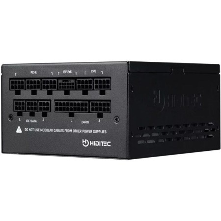 Fuente de Alimentación Hiditec GDX1050 V3/ 1050W/ Ventilador 14cm/ ATX 3.1/ PCIe 5.1/ 80 Plus Gold