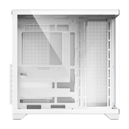 Caja ordenador gaming hiditec h3 pro atx argb cristal templado blanco