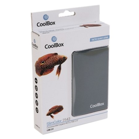 CoolBox Caja HDD 2.5″ SCG2543 GRIS USB3.0 GRIS