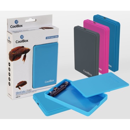 CoolBox Caja HDD 2.5″ SCG2543 GRIS USB3.0 GRIS