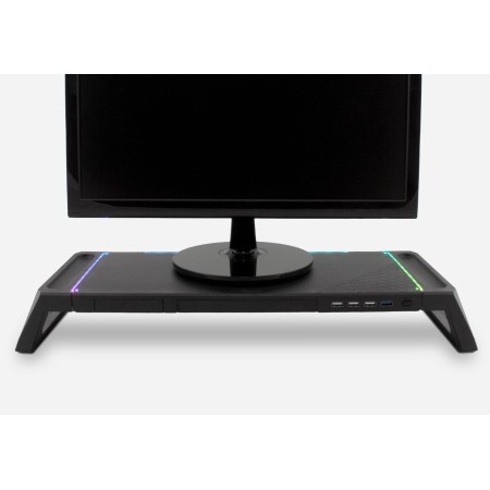 Elevador soporte de monitor deep gaming con hub usb