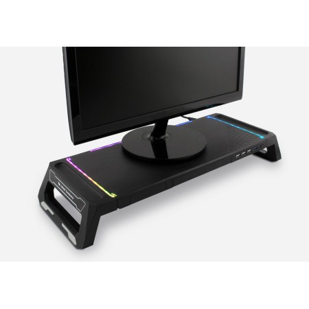 Elevador soporte de monitor deep gaming con hub usb