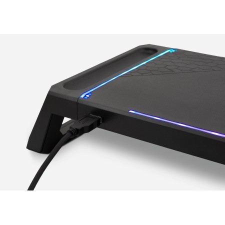 Elevador soporte de monitor deep gaming con hub usb
