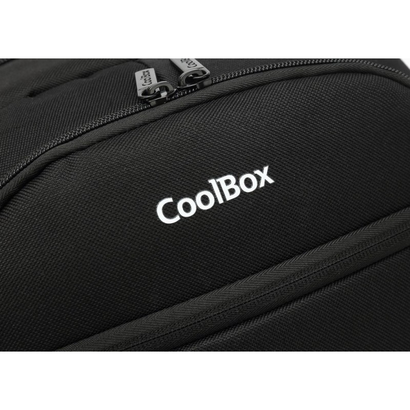 Coolbox Mochila Portatil 15.6″ Negro - Impermeable