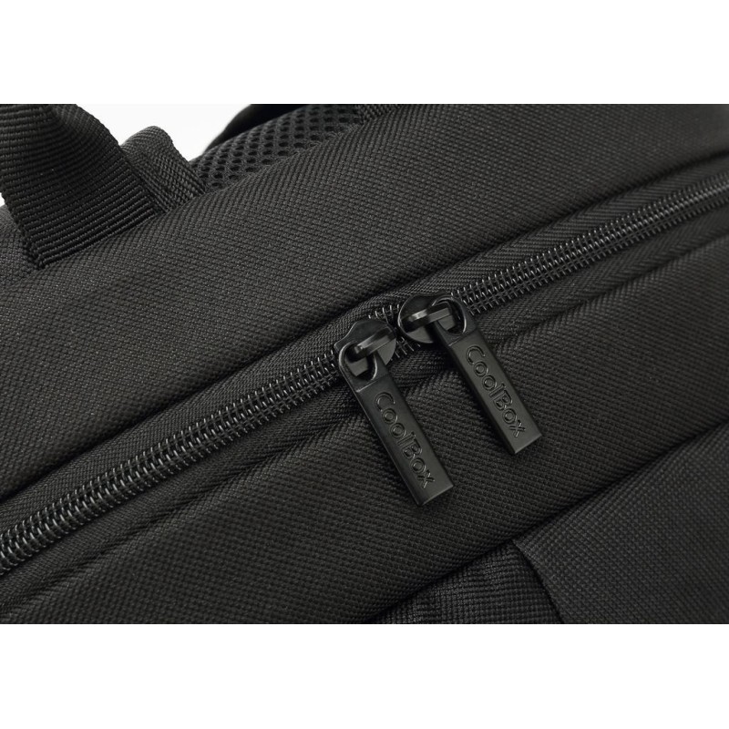 Coolbox Mochila Portatil 15.6″ Negro - Impermeable