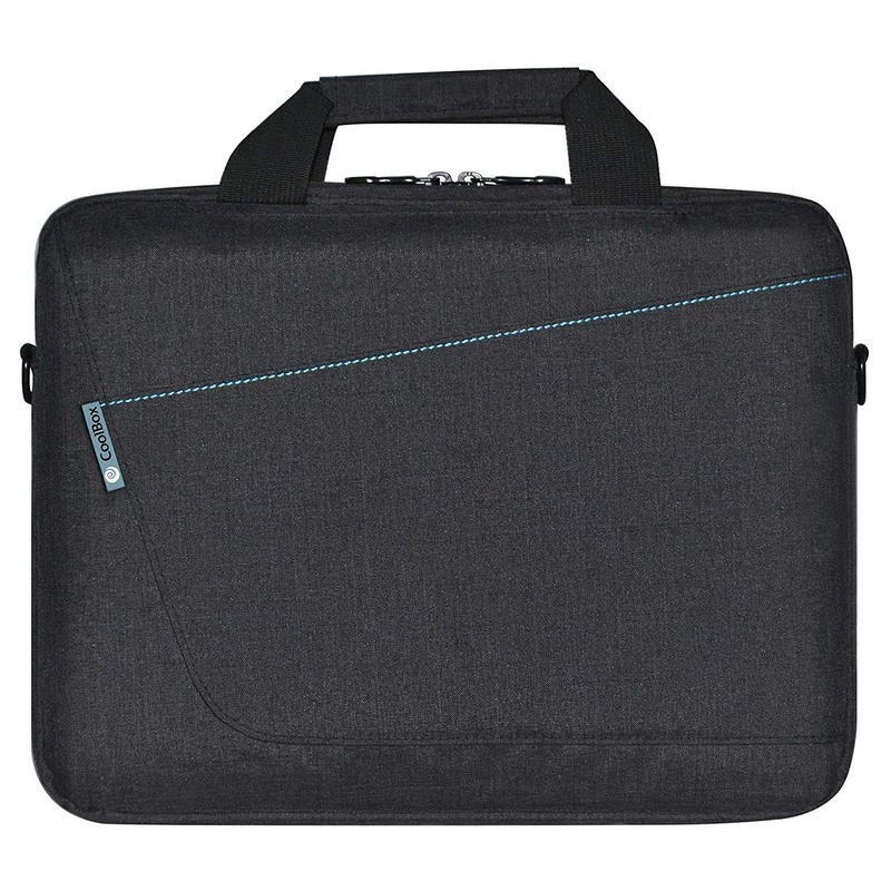 Coolbox Maletin Portatil 15.6″ Negro-Impermeable