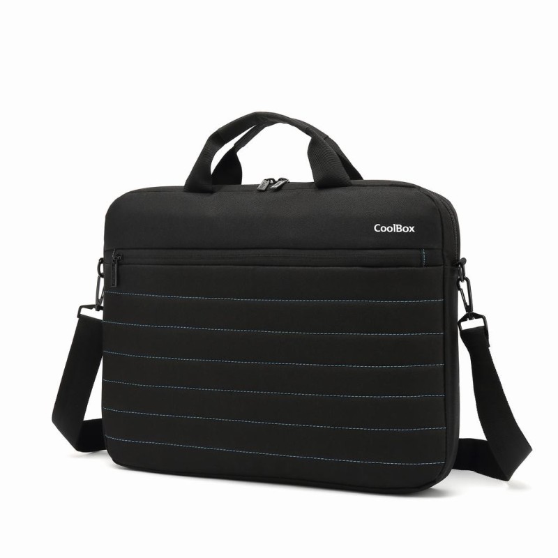 Coolbox Maletin Portatil 14″ Negro-Impermeable