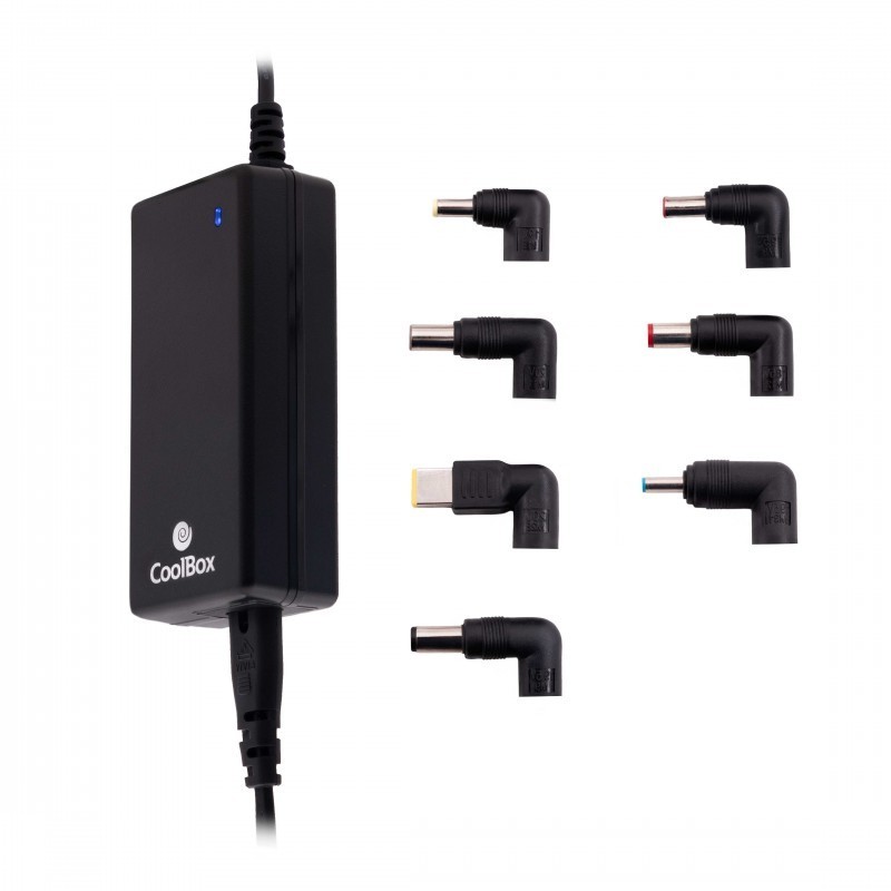 CoolBox Adaptador portátil automático 65W 14puntas