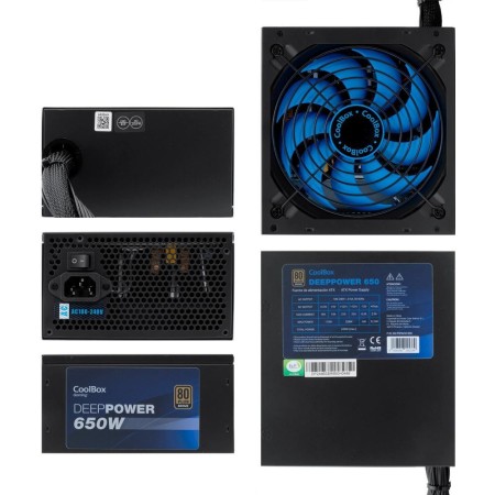 Coolbox Gaming Fuente Al. DeepPower 650w 80+bronze