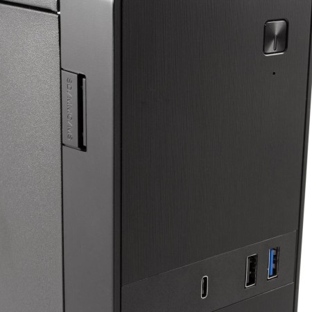 Caja ordenador sobremesa coolbox microatx slim t310 usb - c lector de tarjetas fuente sfx 300w bronze incluida