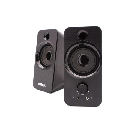Altavoces pc nilox 2.0 6w negro