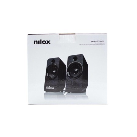 Altavoces pc nilox 2.0 6w negro