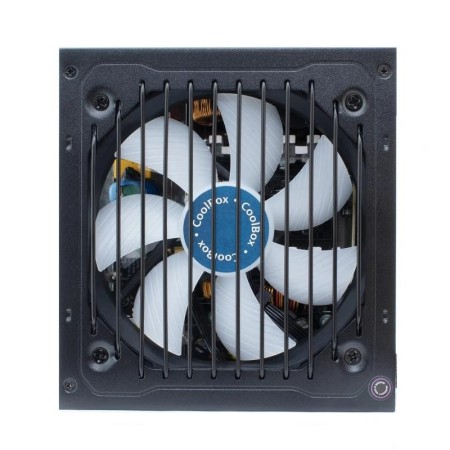 Fuente de alimentacion coolbox deep energy rgb600 - 600w 80+ bronze gaming rgb