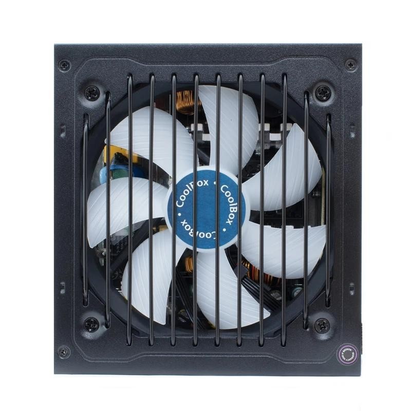 Fuente de alimentacion coolbox deep energy rgb600 - 600w 80+ bronze gaming rgb