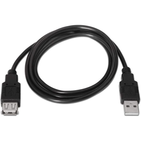 Aisens Cable USB 2.0 tipo A/M-A/H negro 3.0m