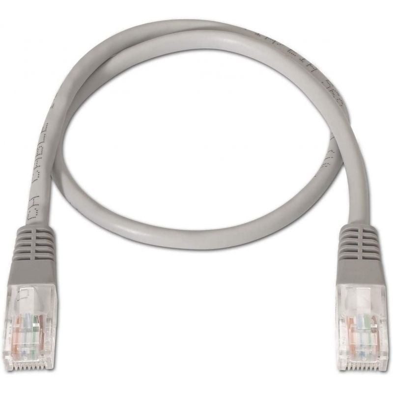 Aisens Latiguillo RJ45 CAT.6 UTP 50cm Gris Cobre