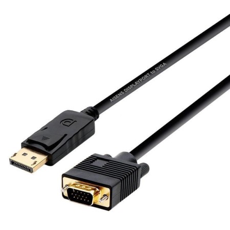 Aisens Conversor DP/M-VGA/M negro 2.0m