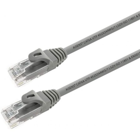 Aisens Latiguillo Rj45 Cat.6A Utp Gris 0.5M