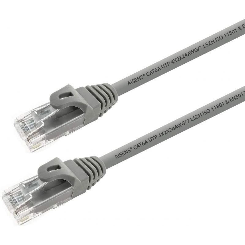 Aisens Latiguillo Rj45 Cat.6A Utp Gris 0.5M
