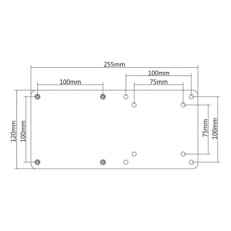 Soporte para miniPC VESA 100x100 Aisens MPC01-055