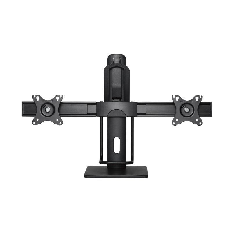 Soporte de Sobremesa con Contrapeso para 2 Monitores Aisens DT27TSR-065/ Giratorio/ Inclinable/ hasta 6kg