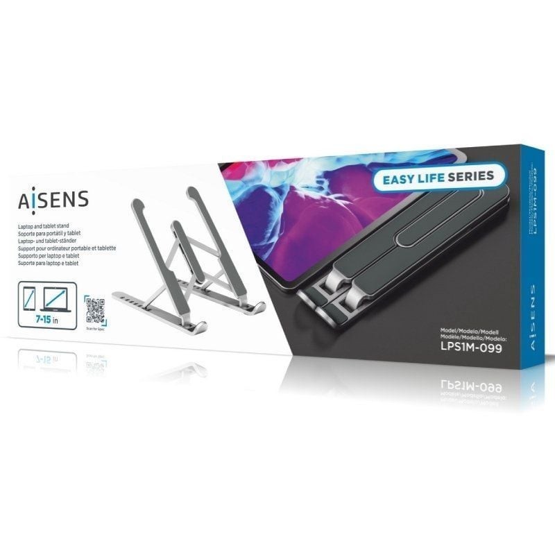 Soporte Aisens LPS1M-099 para Portátiles/ Tablets hasta 15″