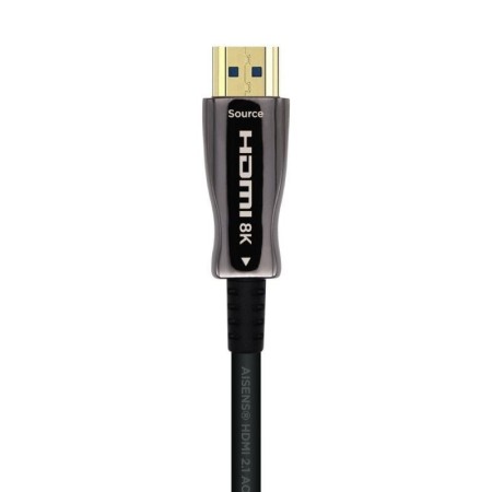 Cable HDMI 2.1 AOC 8K Aisens A153-0521/ HDMI Macho - HDMI Macho/ 50m/ Negro