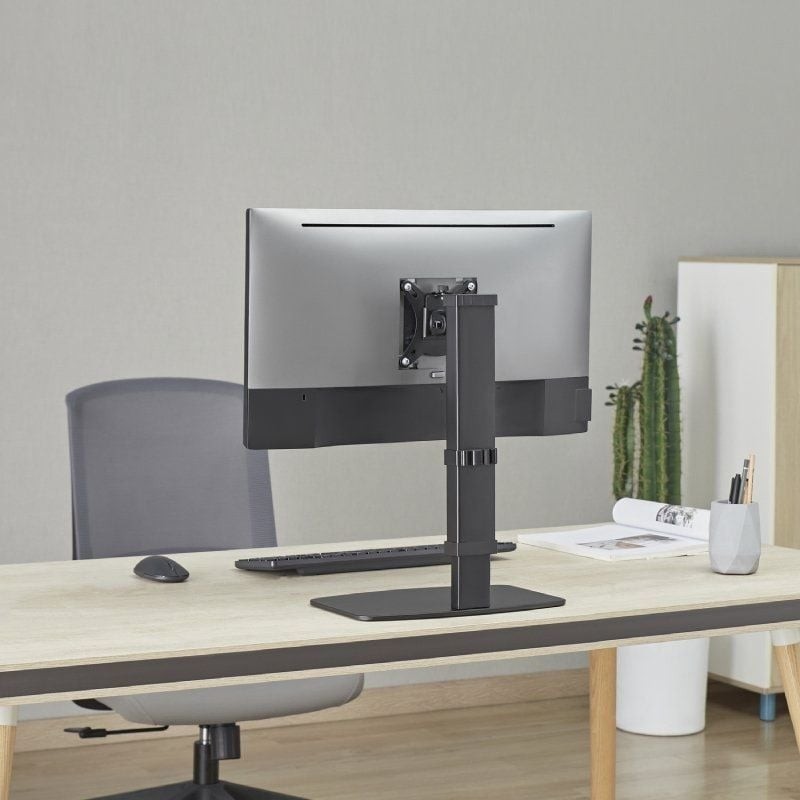 Soporte de Sobremesa para Monitor Aisens DT32TSR-115/ Giratorio/ Inclinable/ hasta 8kg
