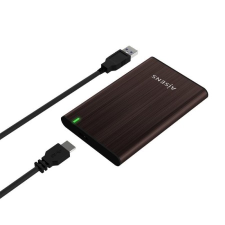 Caja Externa para Disco Duro de 2.5″ Aisens ASE-2525BWN/ USB 3.0/ Sin tornillos
