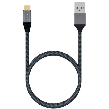 Aisens Cable USB 3.1 Gen2 Alu 3A CM-AM Gris 2.0M