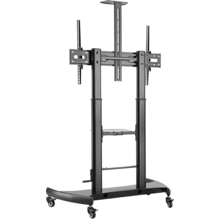 Soporte de Suelo Inclinable con Ruedas y Manivela Aisens FT100TE-123 para TV 60-100″/ hasta 100kg