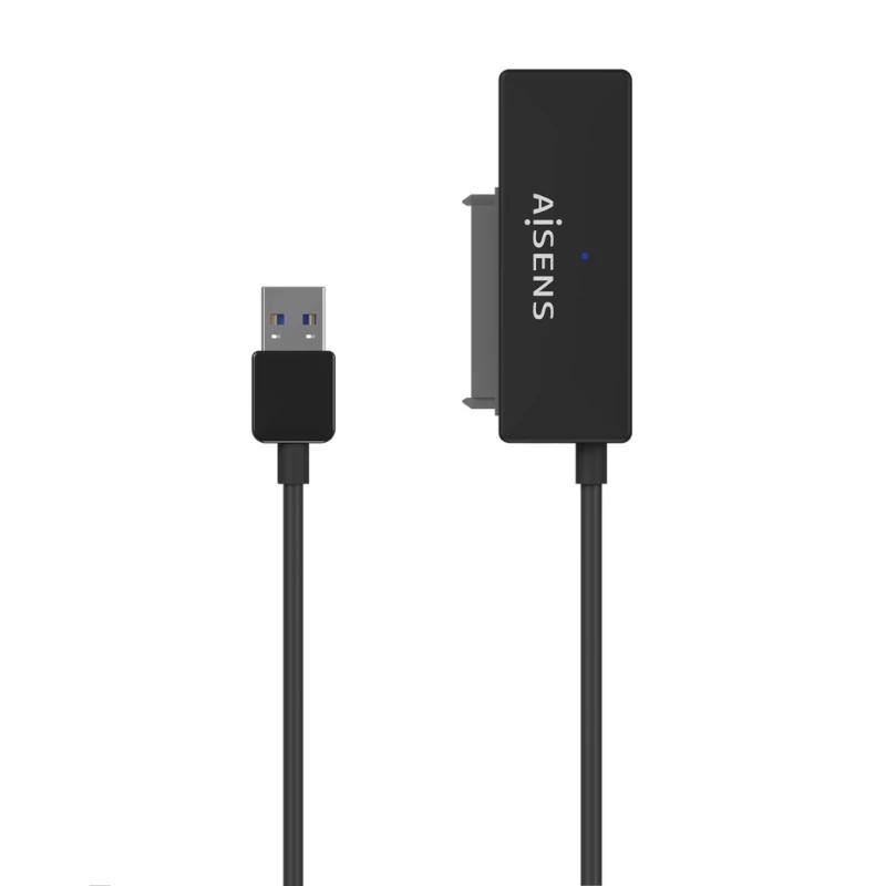Adaptador para Discos Duros 2.5″/3.5″ Aisens ASE-35A01B/ USB 3.0 - SATA/ con Alimentador