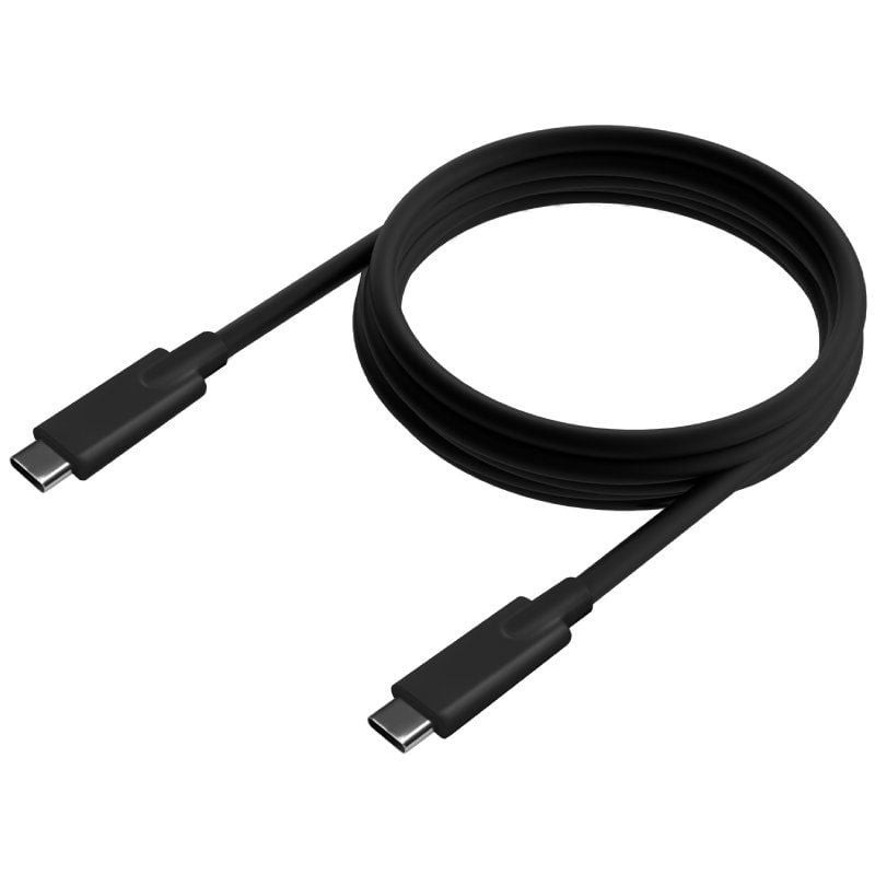 Cable USB 3.2 Tipo-C Aisens A107-0707 5GBPS 3A 60W/ USB Tipo-C Macho - USB Tipo-C Macho/ Hasta 60W/ 5Gbps/ 5m/ Negro