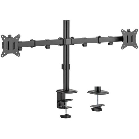 Soporte de Mesa para 2 Monitores o TV Aisens DT32TSR-149/ Giratorio/ Inclinable/ hasta 9kg