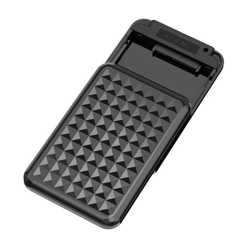 Caja Externa para Disco Duro de 2.5″ Aisens ASE-2521B/ USB 3.1/ Sin tornillos