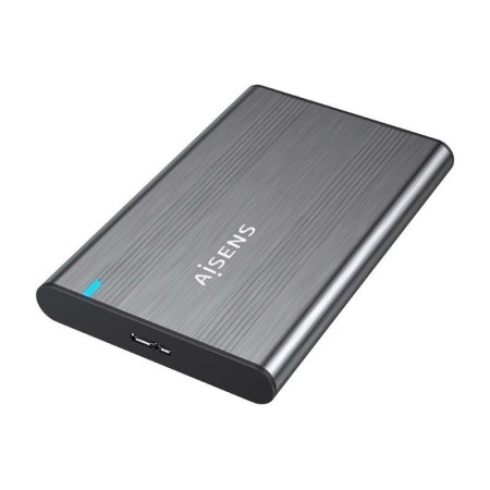 Caja Externa para Disco Duro de 2.5″ Aisens ASE-2526GR/ USB 3.1/ Sin tornillos