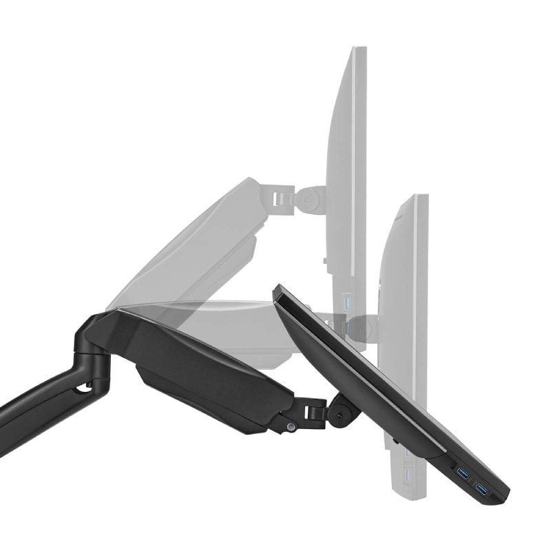 Soporte de Pared con Contrapeso para Monitor y TV Aisens WT32TSR-223/ Giratorio/ Inclinable/ hasta 9kg