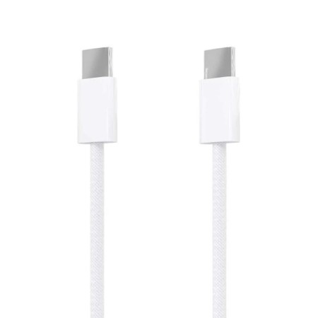 Cable USB 2.0 Tipo-C Aisens A107-0855/ USB Tipo-C Macho - USB Macho/ Hasta 60W/ 480Mbps/ 1m/ Blanco